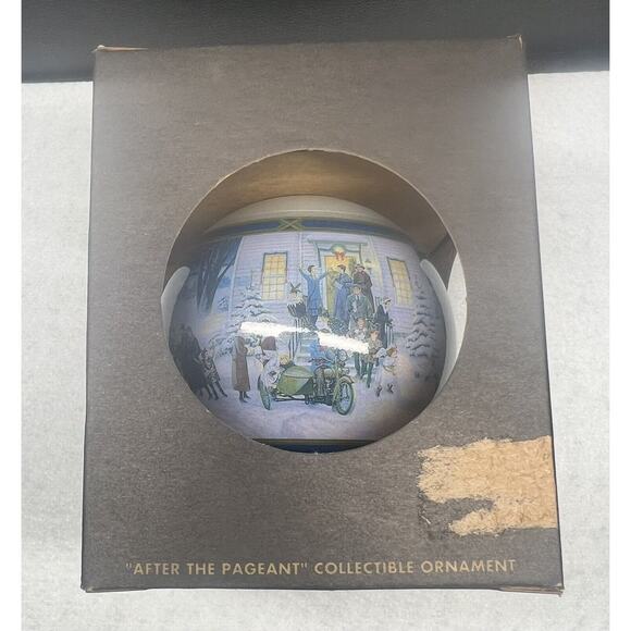 vintage harley davidson christmas ornament In‎ Box 1996, After The Pageant - Picture 2 of 6